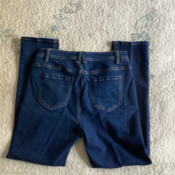 Angels Dark Blue Women's Jeans - Picture 2 of 3